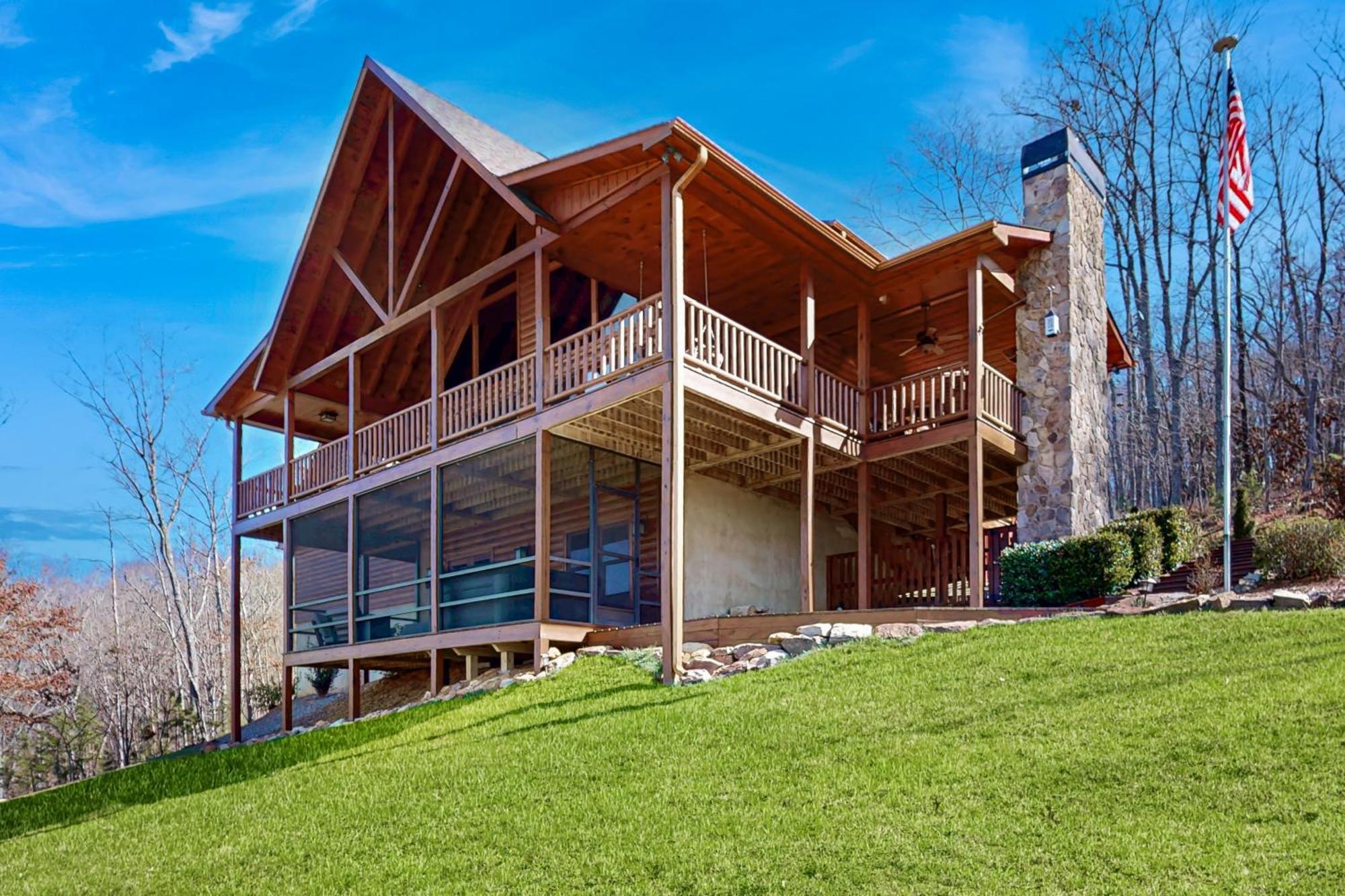 Bougie Bear Cabin Morganton Екстер'єр фото